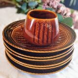 Sarreguemines asparagus set 1970