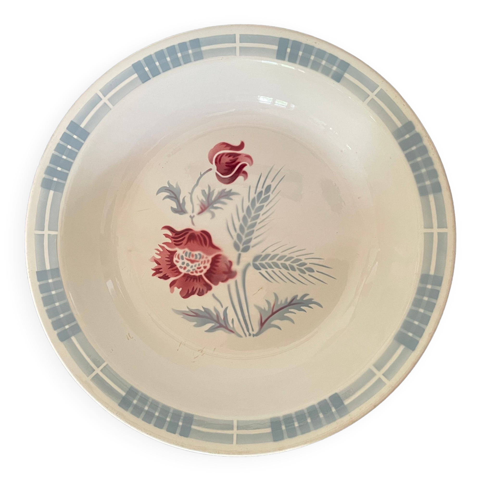 Hollow dish Sarreguemines model Carole