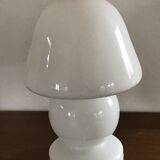 Opaline vintage mushroom lamp