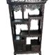 Richly carved antique Chinese display shelf – 19th century