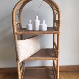 Rattan shelf