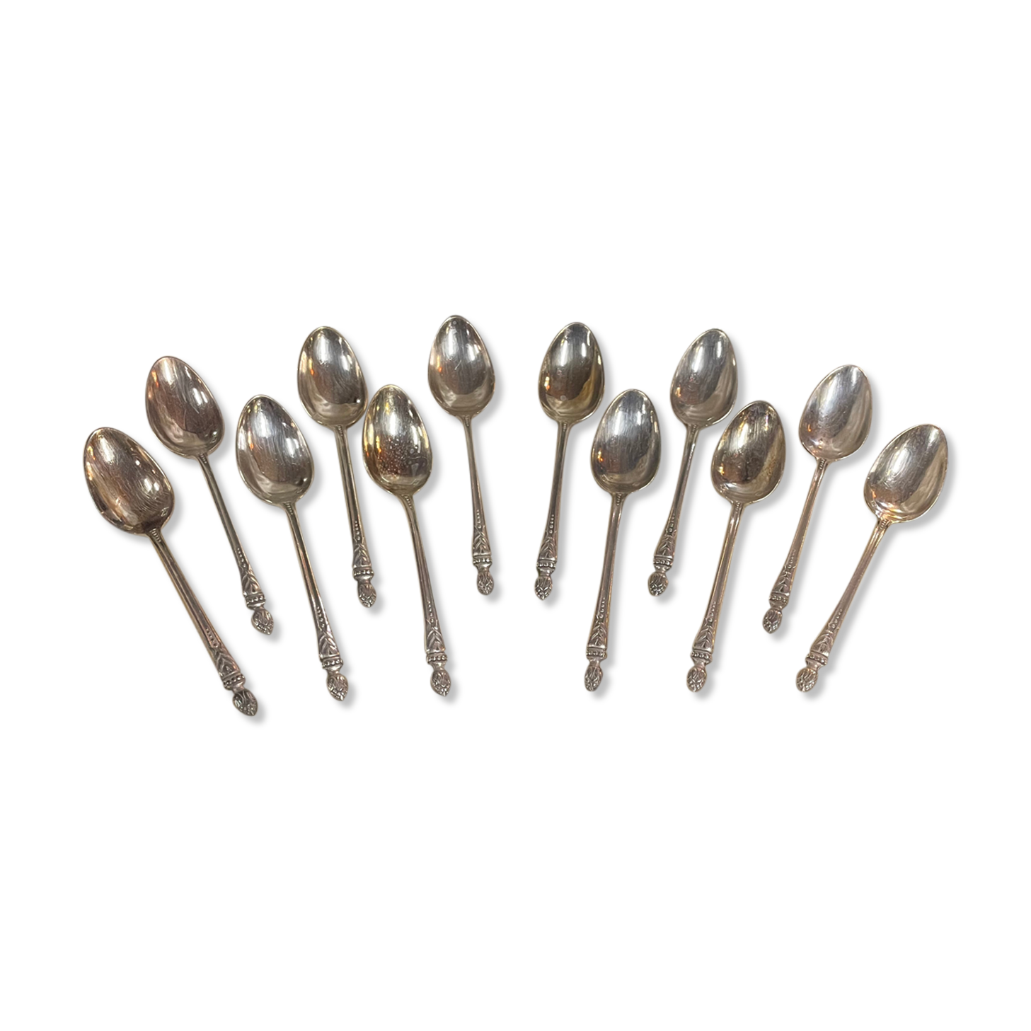 12-spoon silver metal shell