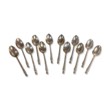 12-spoon silver metal shell
