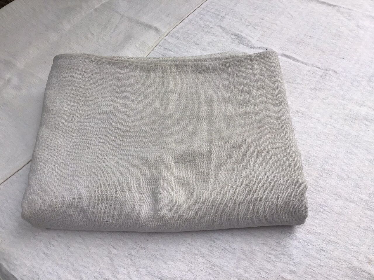 Farm tablecloth 19th in hemp