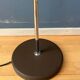 Lampadaire vintage marron et chrome Dijkstra Space Age