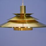 Suspension danoise en laiton années 70
