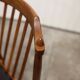 Chaise scandinave 1960 en teck et skaï