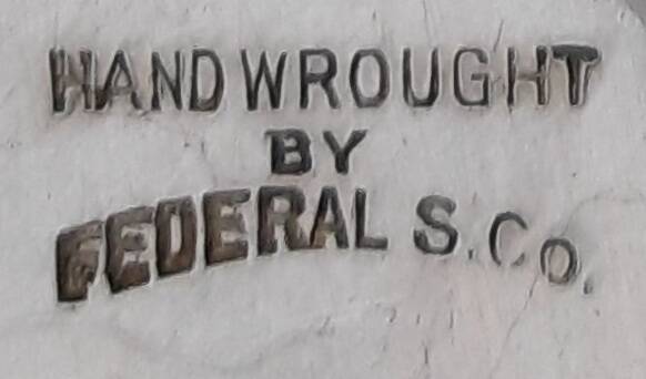 Plateau "Federal Silver Company" (Forgé à la main)