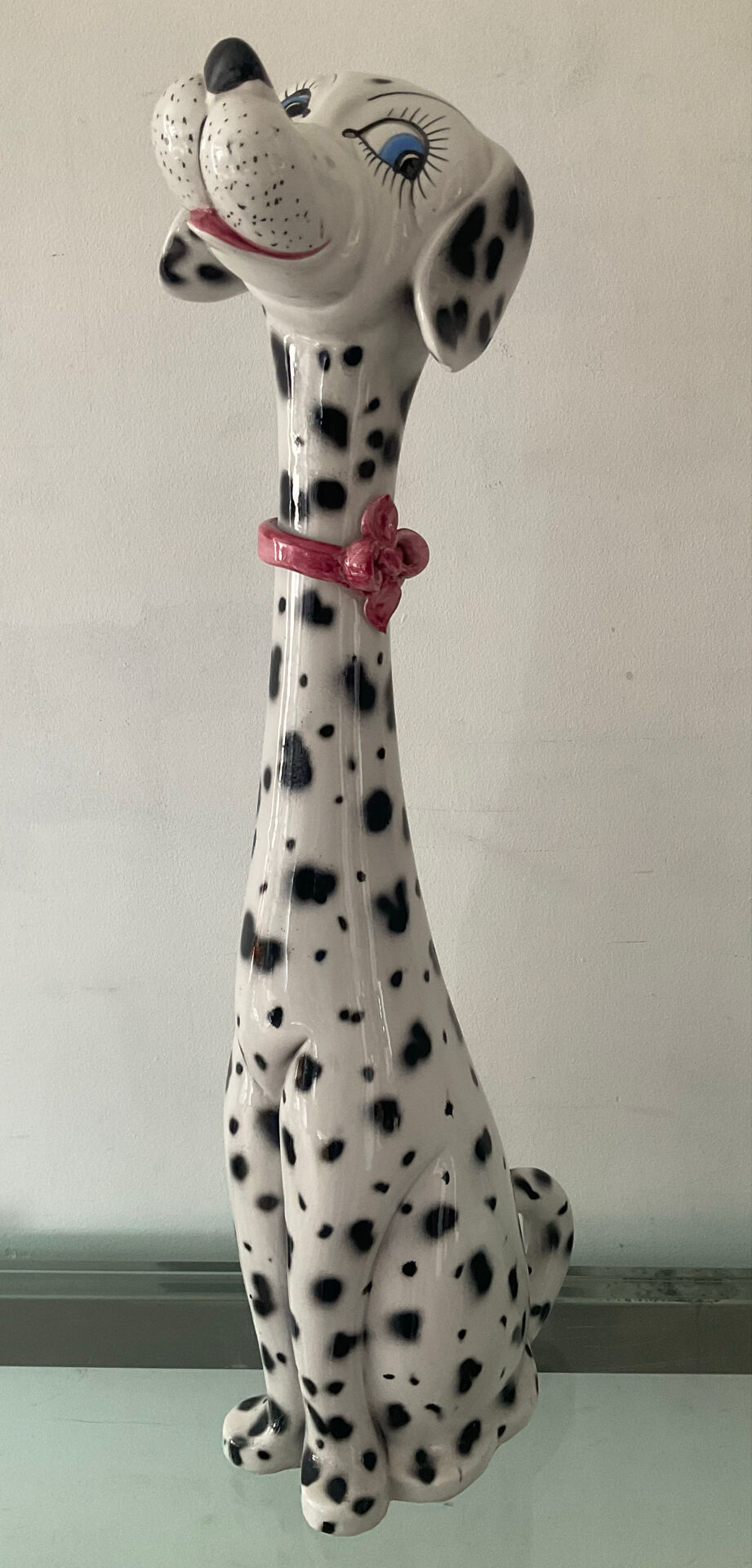 Large Dalmatian in Italian ceramic from the 1970s.