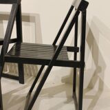 4 chaises pliantes en bois