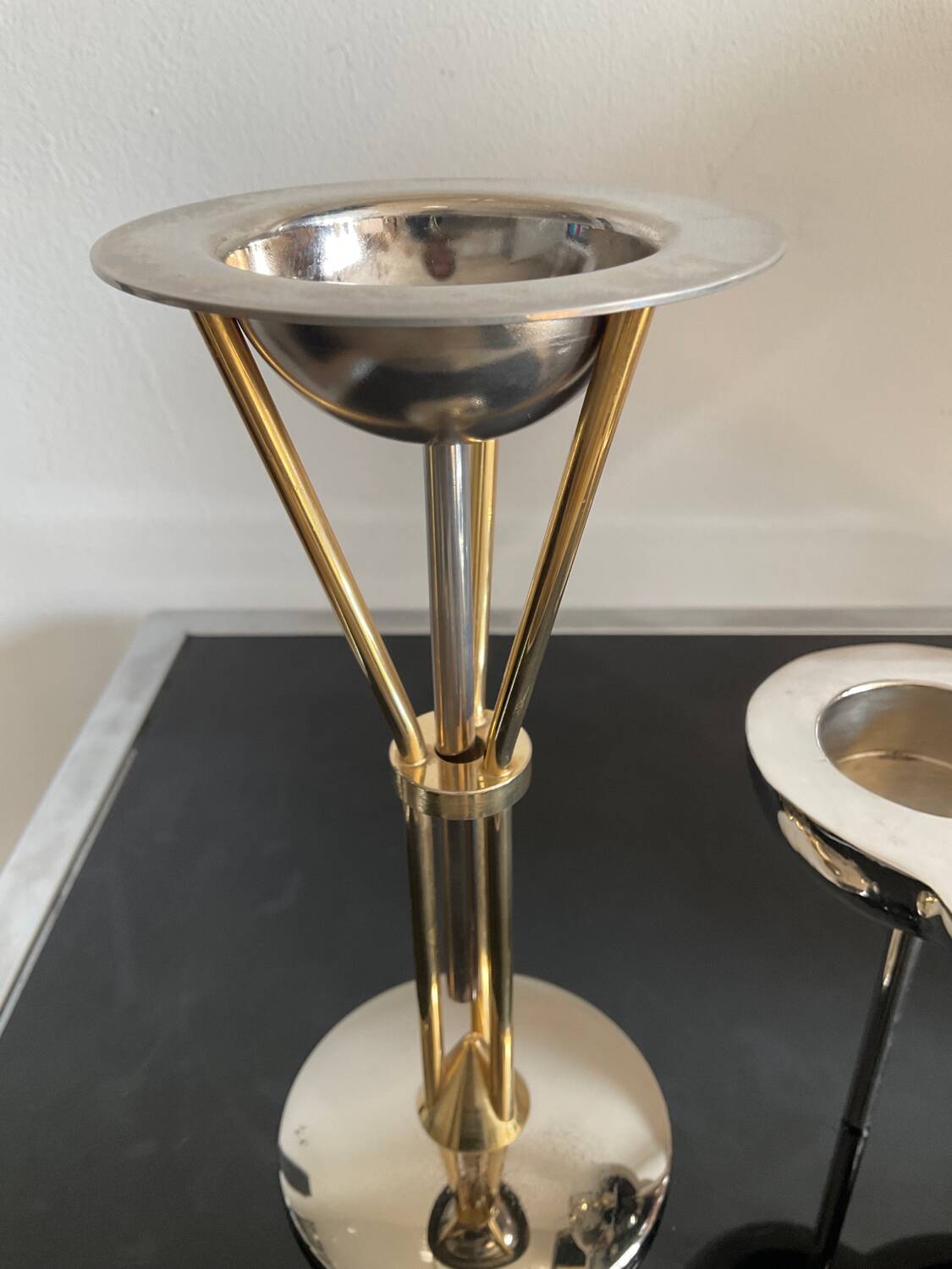 Pair of brass candlesticks from the 70s-80s
