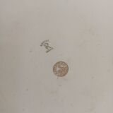 Limoges porcelain dish and solid silver strapping