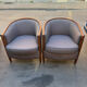 Pair of Art Deco armchairs