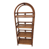 Rattan shelf
