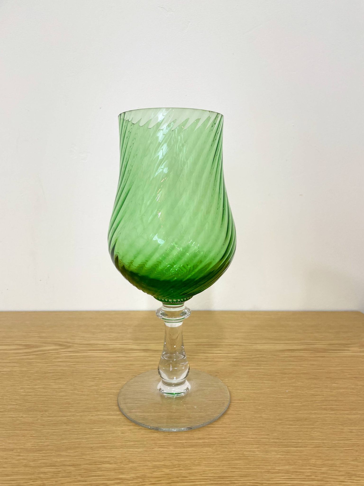 Vase in the shape of a glass