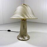 Peill & Putzler glass mushroom table lamp, Germany