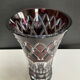 Vintage crystal vase from Val St Lambert