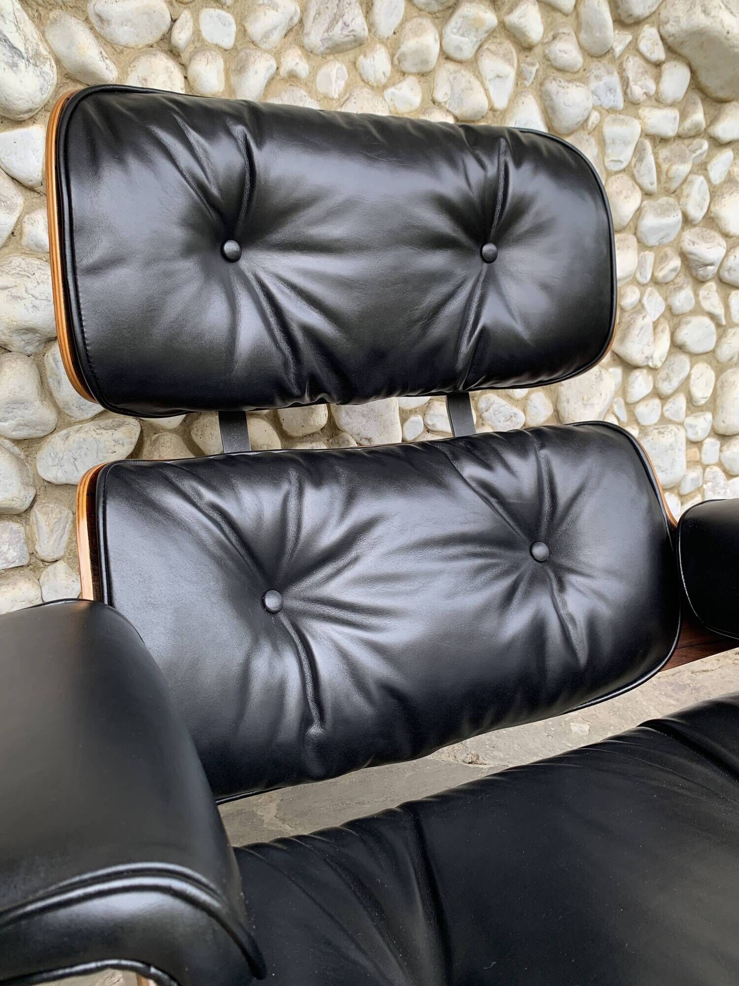 Fauteuil Lounge Herman Miller Charles & Ray Eames 1976 Palissandre Nv Cuir