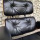 Fauteuil Lounge Herman Miller Charles & Ray Eames 1976 Palissandre Nv Cuir