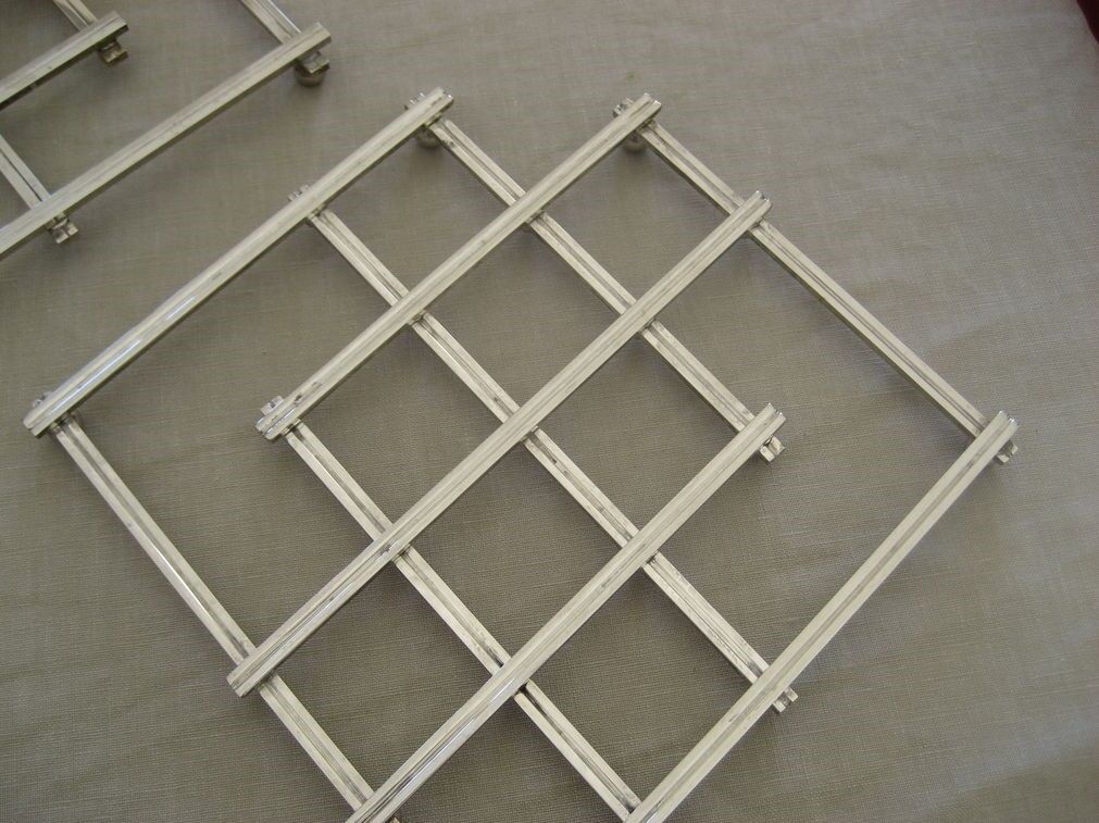 Silver metal underside