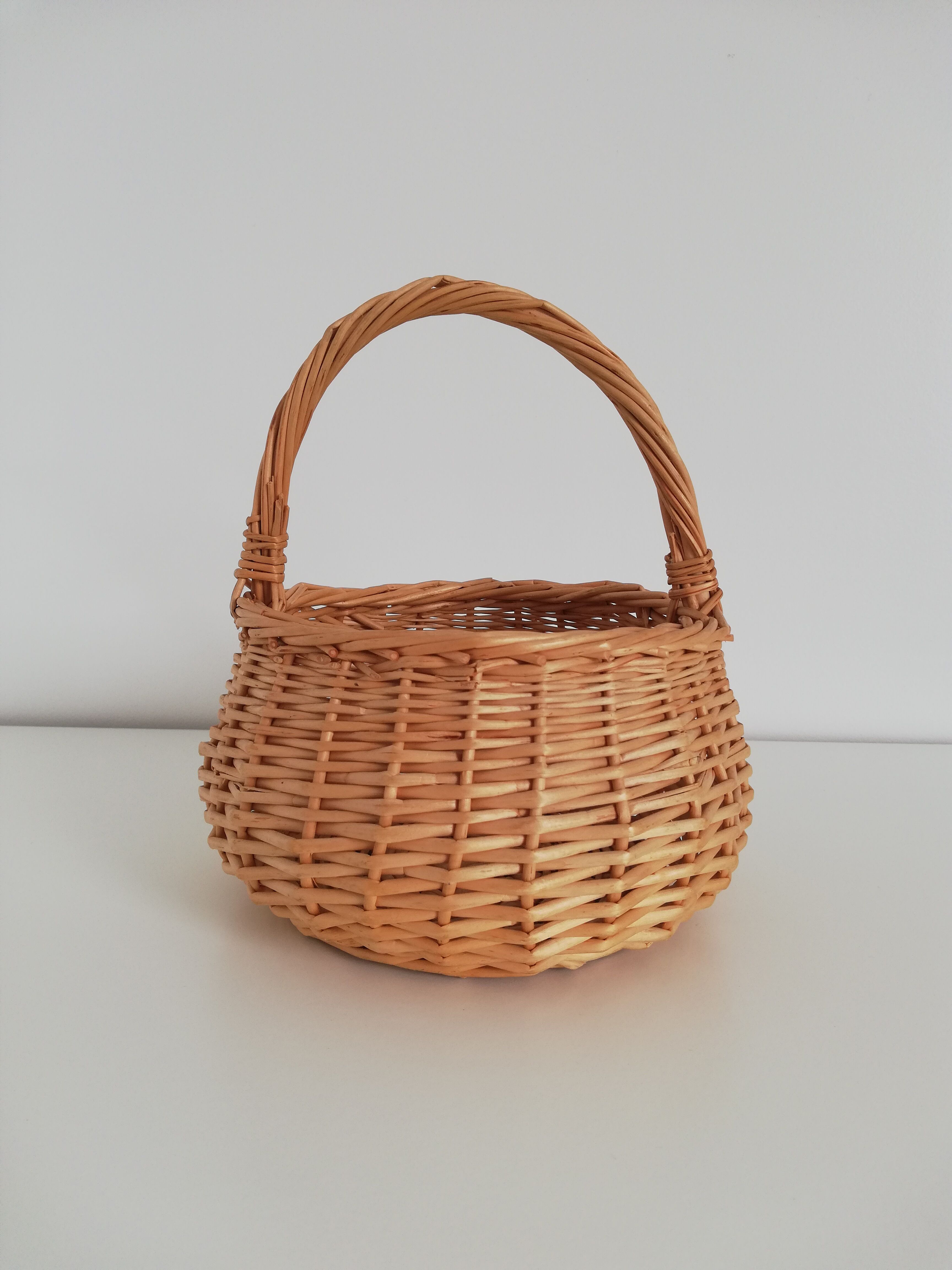 Vintage wicker basket