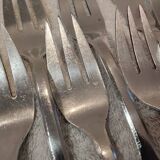 5 fish cutlery sets 11p silver plated metal goldsmith Europfelix uni-flat