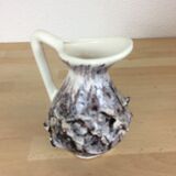 Vintage ceramic organic vase, signed