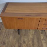 Scandinavian teak and metal sideboard