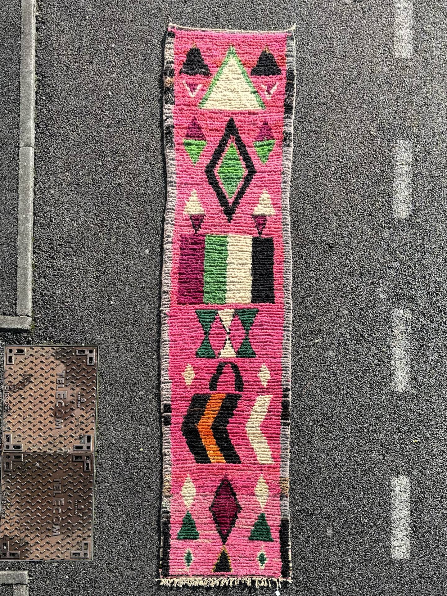 modern Scandinavian carpet hallway boujad new 70x330 cm