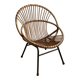 Basket rattan armchair