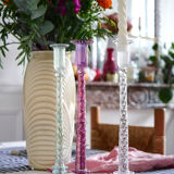 Giverny handcrafted candle holder made of recycled glass