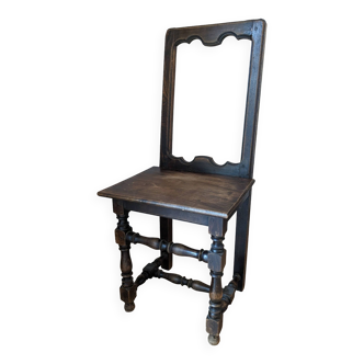 Lorraine chair in blackened wood