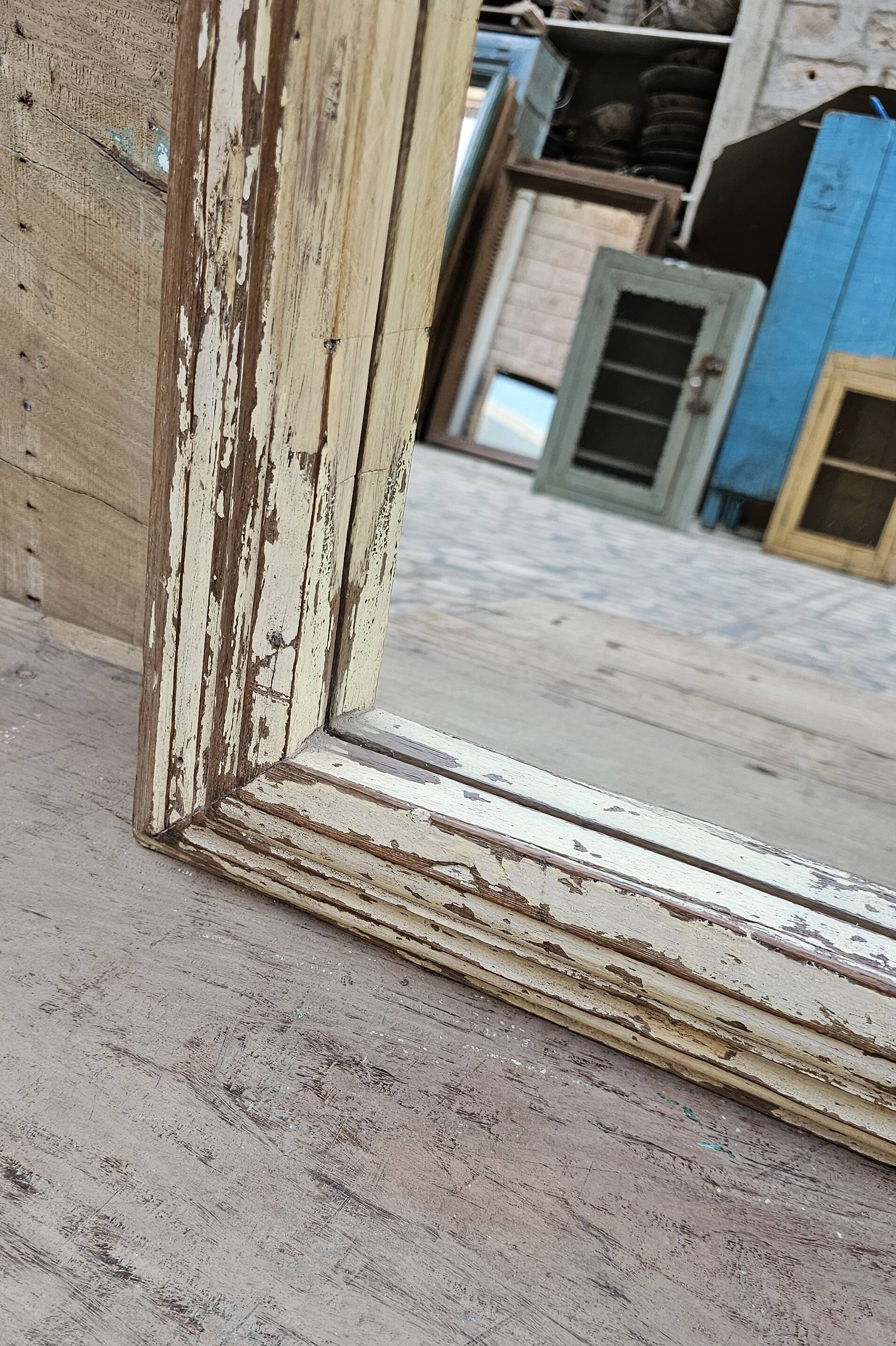 Teak mirror from Burma