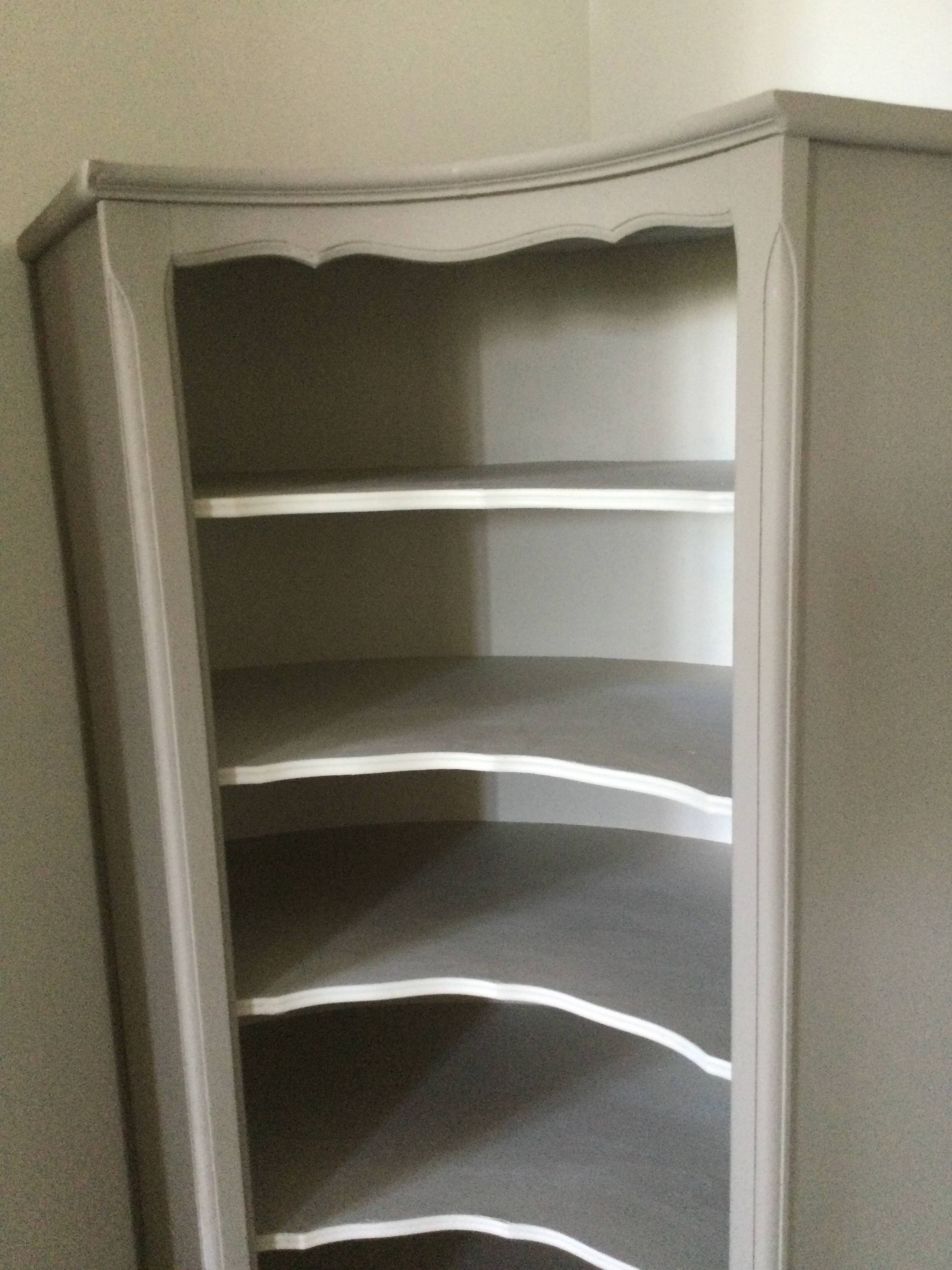 Antique library corner unit