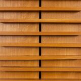 Eric Miomandre. Blond beech wardrobe. 20th century.