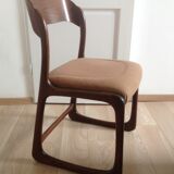 4 baumann sled chairs