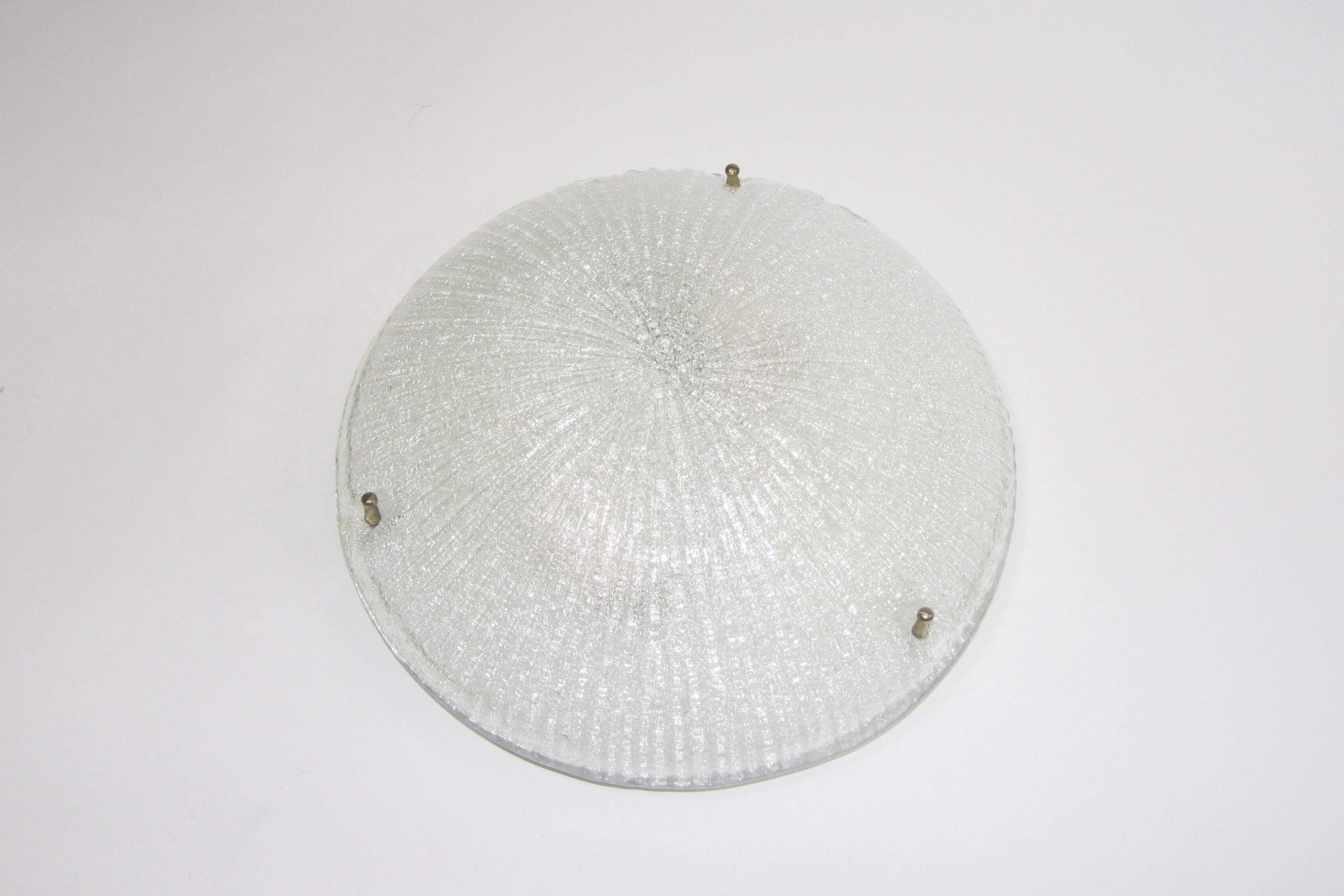 Glass ceiling light, 70s.