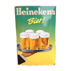 Heineken's enamelled plate