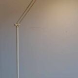 Reading floor lamp Italy 70s cream color.
