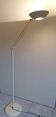 Reading floor lamp Italy 70s cream color.