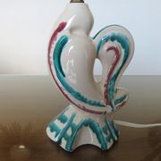 Pair of zoomorphic ceramic lamp feet 60s