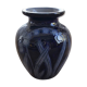 Artisan vase with floral motifs