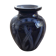 Artisan vase with floral motifs