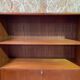 Commode bibliothèque bar scandinave en teck vintage années 60