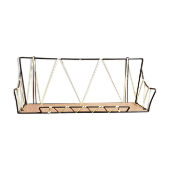 Wall shelf metal and scoubidou 50s