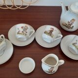 Dinette ancienne en porcelaine