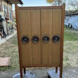Mid-century modern bar cabinet by Sandor Bedecs, 1975