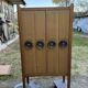Mid-century modern bar cabinet by Sandor Bedecs, 1975