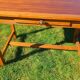 Table de ferme ancienne en bois – authenticité & charme rustique