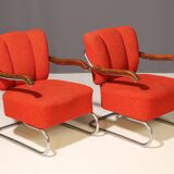 Pair of Bauhaus cantilever armchairs | Thonet, 1930s